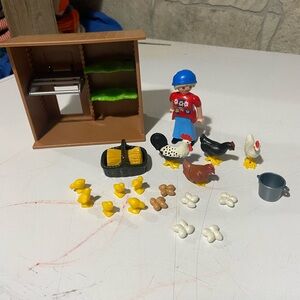 Playmobil chicken coop play set